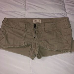 Khaki Hollister Shorts